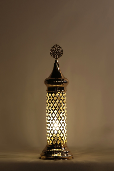 Gold Design Blown Glass Table Lamp